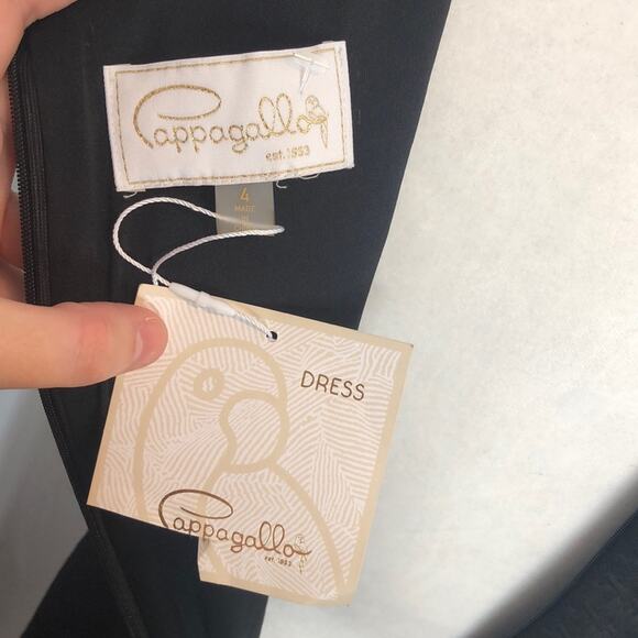 NWT papagallo black and gold lace dress - Picture 6 of 10